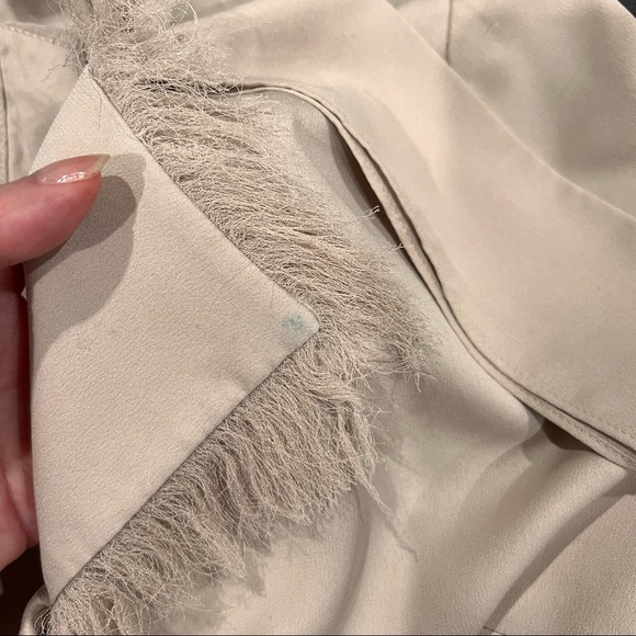 ANN TAYLOR BLOUSE WITH FRONT RIBBON AND TASSEL - Picture 5 of 5